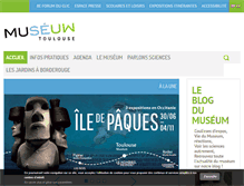 Tablet Screenshot of museum.toulouse.fr